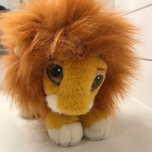 1994 Vintage Rare Disney Lion King Mufasa 14” Plush with Removable Mane To Simba - Picture 3 of 10